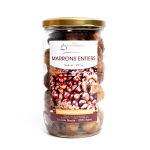 Marrons entiers au naturel (Pot 430 g)