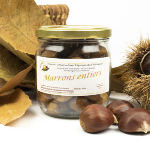 Marrons entiers au naturel (Pot 240 g)