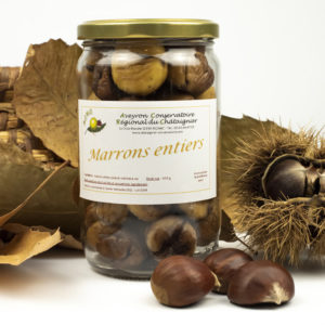 Marrons entiers au naturel (Pot 430 g)