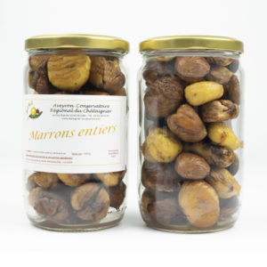 Marrons entiers au naturel (Pot 430 g)